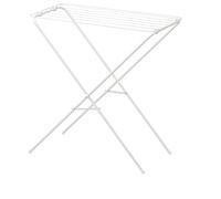 IKEA, stendibiancheria, stendino per interni ed esterni, capacità di asciugatura 6 m, lunghezza x larghezza x altezza; 40 x 79 x 82 cm, Plastica, bianco, 120x60cm