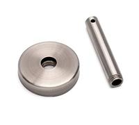 Ikea - Supporto per Cavo per Tenda in Acciaio “Dignitet”, per Angolo, in Acciaio Inox, Color Argento