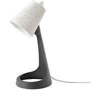Ikea Svallet Lampada da Lavoro Grigio Scuro Bianco