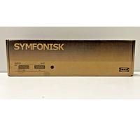 IKEA SYMFONISK Supporto da parete per altoparlanti da scaffale, nero, 12", 30...
