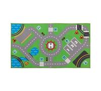 Ikea Tappeto da gioco per bambini, 75 x 133 cm, perfetto da abbinare a macchinine e personaggi della serie LILLABO, colore: verde
