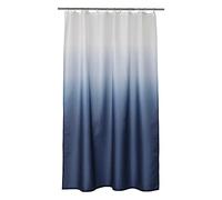 Ikea Tenda da doccia NYCKELN, 180x200 cm, bianco/blu scuro