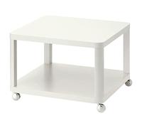 IKEA Tingby 202.959.25 - Tavolino con rotelle, dimensioni: 63 x 63 cm, colore: Bianco