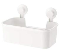 Ikea Tisken 403.812.53 - Mensola da bagno con ventose, colore: Bianco