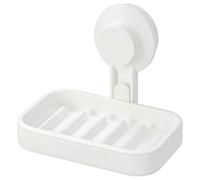 Ikea TISKEN Portasapone con ventosa bianco, taglia unica
