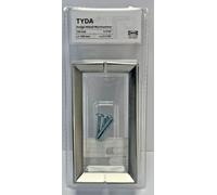 IKEA TYDA Maniglie a strappo per armadi, 138 mm, acciaio inossidabile, confez...