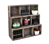 Ikee Design Espositore in legno multi-slot per espositore, elegante supporto organizer in legno per bracciali, orologi, cravatte, cinture e altro ancora, perfetto per la decorazione della casa e