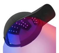 iKeener Casco Led Crescita Capelli, Casco Ricaricabile a 3 Lunghezze d'Onda con Pannello Staccabile, Stimola Crescita e Riduce Caduta per Uomo e Donna