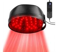 iKeener Casco LED Crescita Capelli, Doppia Lunghezza D'onda Luce Rossa Ricrescita Capelli Uomo e Donna, 5 Livelli di Luminosità e 2 Modalità di Impulso