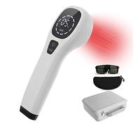 iKeener Dispositivo terapeutico a luce rossa, dispositivo di sollievo dal dolore eliminato dalla FDA, sollievo dal dolore articolare (4x808 nm, 12x650 nm) (bianco)