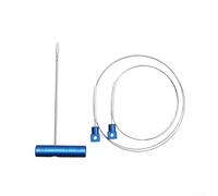 Ikejime - Kit professionale per pescatori in mare con fili in acciaio inox da 1000 mm e 1300 mm, con ago cavo per la manipolazione etica dei pesci (blu)