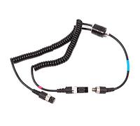 Ikelite 4103.52 - Cavo di sincronizzazione TTL Digital Dual housing Bulkhead a due Strobe - nero