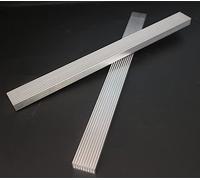 IkErna 1/2Pcs/Lot High Power Led Aluminum Heat Sink 300Mm*25Mm*12Mm For 1W/3W/5W Led Emitter Diodes/2Pcs