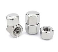 IkErna 1/5/10 Pezzi Dado Ss 304, Dado Esagonale Ss 304, Dado Cieco Di Copertura, Tappo Esagonale Corto, per Dadi Ciechi M3/M4 M5 M6 M8 M10 M12 M14 M16/ Color/2Pcs M12