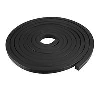 IkErna 1 M Rotoli Di Gomma Rolli Resistenti Strisce Tampone Liscia per Guarnizioni, Anti -Vibrazione, Sigillatura/Black/25 * 25Mm