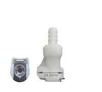 IkErna 1Pc 5/16 3/8 Quick Hose Coupler Quick Disconnect Fitting Insert Coupling Body Male Female Quick Shut-Off Hose Joint Tube Connector/Fl5Hc-C