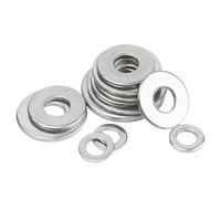 IkErna 2/5/10/50/100Pcs Ss 304 Flat Washer M1.6 M2 M2.5 M3/M4 M5 M6 M8 M10 M12 M14-M22 Metal Gasket Sealing Plain Washers Spacer Shim/Color/M16*30 * 2 * 2Pcs