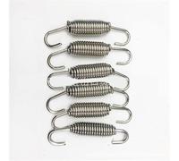 IkErna 2/5Ci a Mollai per Scarico in Acciaio Inox per Moto, Molle Di Scarico Modificate per Moto, Kit Di Molle Girevoli/5Pcs Active 68Mm-A