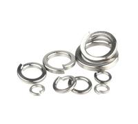 IkErna 5/10/25/50Pcs M1.6 M2 M2.5 M3/M4 M5 M6 M8 M10 M12 M16 M20 Ss 304 Split Splock Washer Locking Elastic Gasket/Color/M14 * 10Pieces