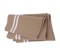 IKFGTJRE Polsini Elastici a Costine Grande Costola 700gsm Cotone 15 * 80 CM Addensare Strisce Elasticizzate Tessuto A Maglia per Cucire(Camel White)