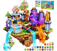 iKidiki 150 Pezzi Costruzioni Magnetiche per Bambini, Giochi Bambini 3 4 5 6 7 8 Anni Cubi Magneti Bambini Regalo Bambino Bambina 3-9 Anni Building Blocks Giocattoli Regali di Compleanno per Ragazzi