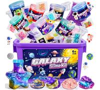 iKidiki Slime per Bambini, Giochi Bambina 6 7 8 9 10 11 12 Anni Femmina, Slime Fluffy Con ante decorazioni carine Regali di Compleanno per Bambini