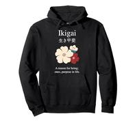 Ikigai | Filosofia Giapponese Felpa con Cappuccio