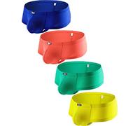 iKingsky Borsa Boxer Cattivo per gli Uomini Sexy Donne Brasiliane Intimo A Vita Bassa Pouch Tanga Mutande, Confezione da 4, XL
