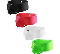 iKingsky Modal Boxer Cattivo per Uomini Sexy Brasiliano Schiena Intimo A Vita Bassa Pouch Tanga Mutande, Confezione da 4, L