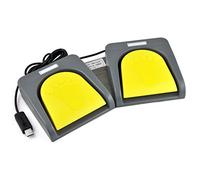 iKKEGOL USB Doppio 2 Pedale Interruttore A Pedale di Controllo Videogioco Personalizzato Tastiera PC Multimedia Chiave Free Drive HID