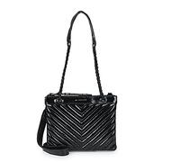 Ikks Borsa a tracolla 1440 REPORTER VARNISH in Nero Unica