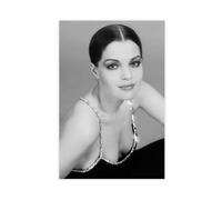 IKNBQIZH Poster su tela con attrice Romy Schneider (20), decorazione artistica da parete per soggiorno e camera da letto, 20 x 30 cm