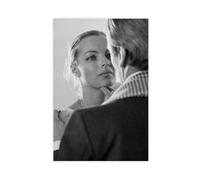 IKNBQIZH Poster su tela con attrice Romy Schneider (21), decorazione artistica da parete per soggiorno, camera da letto, 50 x 75 cm