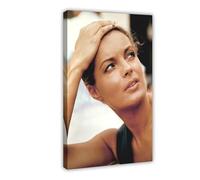 IKNBQIZH Poster su tela con attrice Romy Schneider (4), decorazione artistica da parete per soggiorno, camera da letto, 60 x 90 cm
