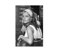 IKNBQIZH Poster su tela con attrice Romy Schneider (9), decorazione artistica da parete per soggiorno e camera da letto, 20 x 30 cm