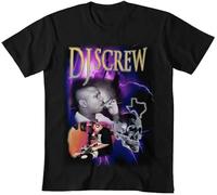 IKOKO Dj Screw Screwed Up Chopped And Screwed Hip Hop Unisex 100% Cotton Short-Sleeve T-Shirts Black L