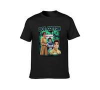 IKOKO DOT Cotton Homage Unisex 100% Cotton Short-Sleeve T-Shirts Black XXL