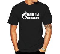 IKOKO Gazprom Russia 2021 Unisex 100% Cotton Short-Sleeve T-Shirts Black XXL