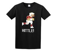 IKOKO George Kittle # 85 Tecmo Bowl San Francisco Football Athlete Fan Unisex 100% Cotton Short-Sleeve T-Shirts Black L