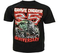 IKOKO Grave Digger Funny Birthday Unisex 100% Cotton Short-Sleeve T-Shirts Black L