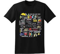 IKOKO How I Met Your Mother Unisex 100% Cotton Short-Sleeve T-Shirts Black XL