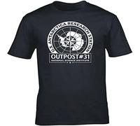 IKOKO Inspired By John Carpenter's The Thing Outpost 31 Unisex 100% Cotton Short-Sleeve T-Shirts Black L