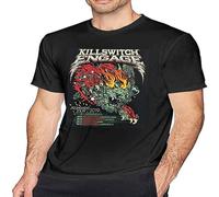 IKOKO Killswitch Engage Unisex 100% Cotton Short-Sleeve T-Shirts Black XXXL