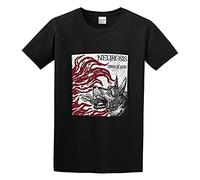 IKOKO Neurosis Times of Grace Unisex 100% Cotton Short-Sleeve T-Shirts Black XXXL