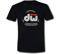 IKOKO out DW Drums Collector's Series Glogo Drum Workshop Unisex 100% Cotton Short-Sleeve T-Shirts Black XL
