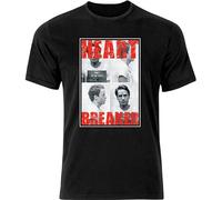 IKOKO Ted Bundy Heart Breaker Serial Killer Unisex 100% Cotton Short-Sleeve T-Shirts Black XXXL