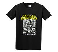 IKOKO Toxic Holocaust Evil Never Dies Album Logo Unisex 100% Cotton Short-Sleeve T-Shirts Black XXXL