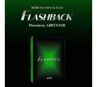 iKON 4th Mini Album [FLASHBACK] VERDE Ver. CD + libro + scheda 11p + adesivo ...