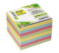 IKona+ - 11725 - Foglietti Cubo - collato su un lato - pastello assortiti - 9,5 x 9,5 cm - 740 fogli - IKona+ - 103113 - Conf. da 1 Pz. - 11725