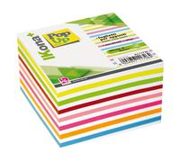 IKona+ - 11726 - Foglietti Cubo - collato su un lato - colori assortiti - 9,5 x 9,5 cm - 720 fogli - IKona+ - 103114 - Conf. da 1 Pz. - 11726